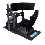 Pro SimRig Monitor Stand- Triple Monitor Stand- Black
